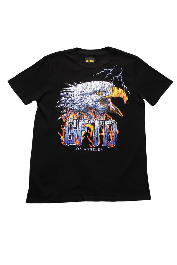 Gifted LA Eagle Tee (Black)