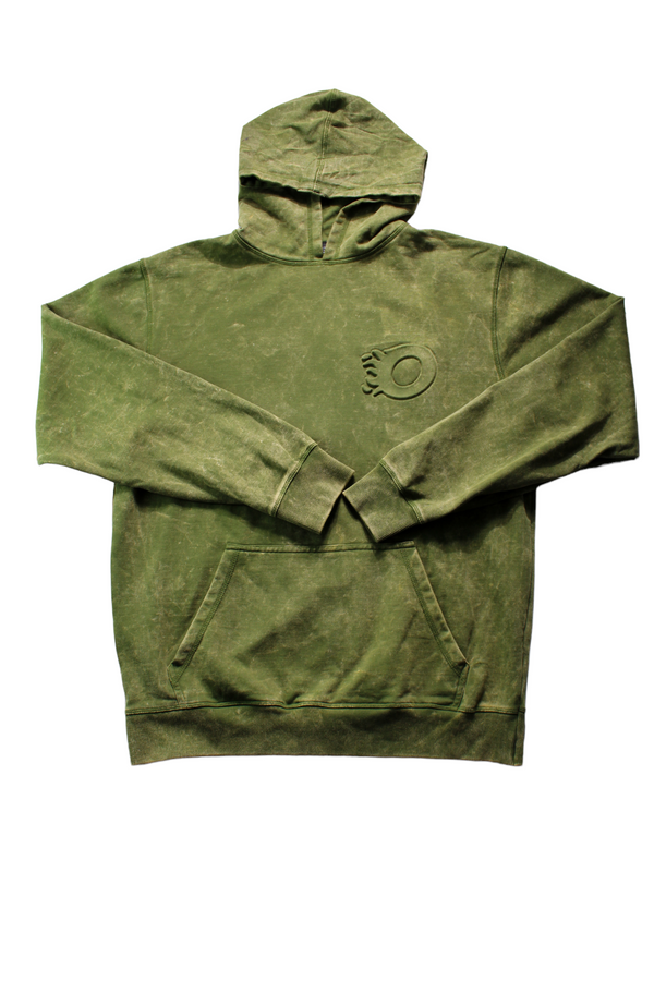 Octane Embossed Acid Wash Hoodie