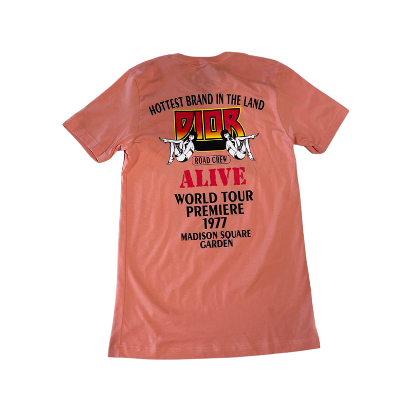 World Tour Kiss T-Shirt (Coral)