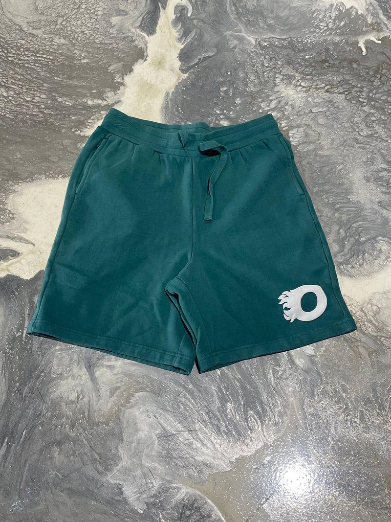 Octane “O” cotton Shorts (teal)