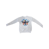 World Tour Wolf Crewneck (White/Blue)