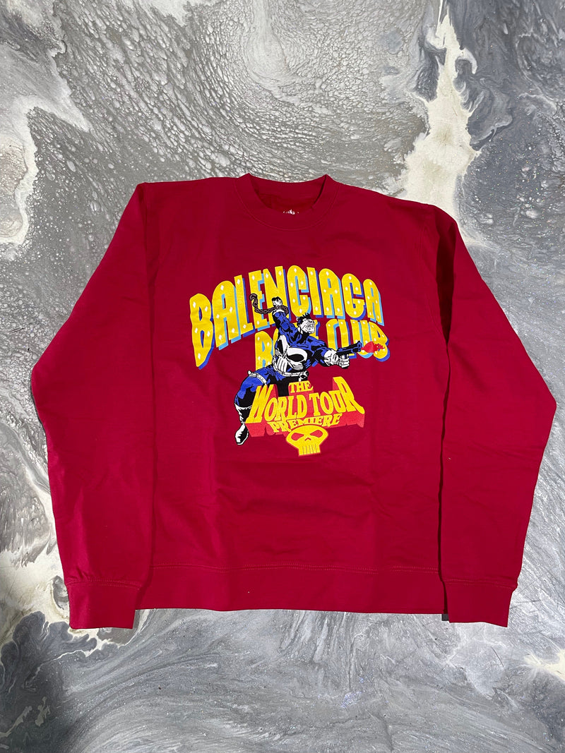 World tour Boys Club Crewneck(red)