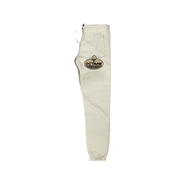 Octane Amoco Chenille patch joggers(cream)