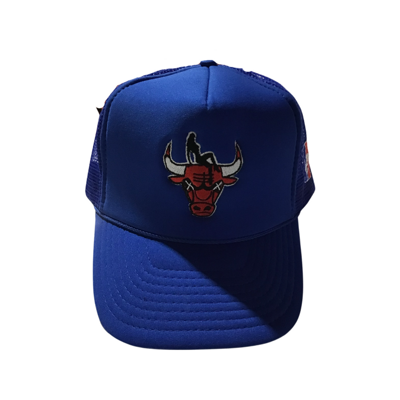 Vindictive bulls trucker royal blue